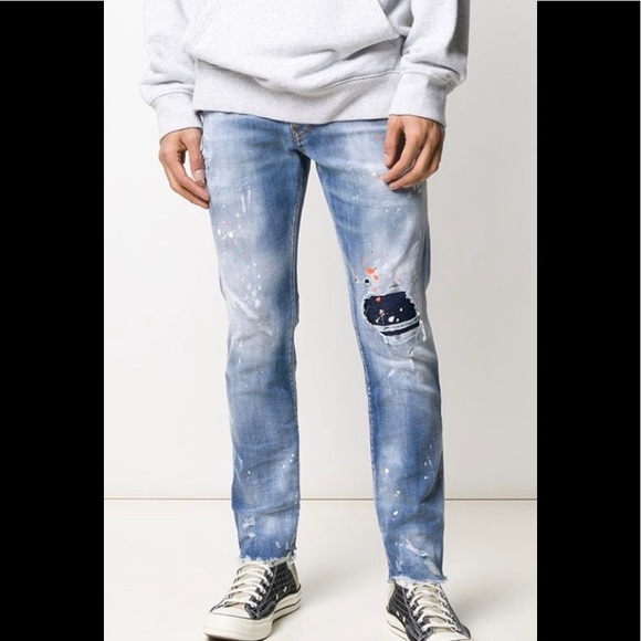 Dsquared2 Other - Dsquared 2 Men’s Blue Skater Jean Light Wash Sz 34